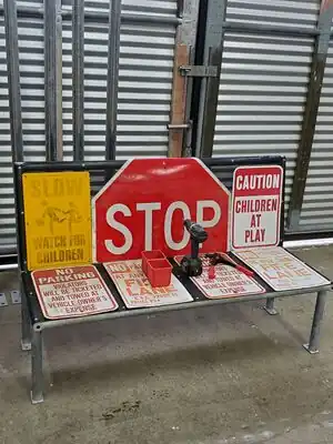 Upcycled BenchUpcycled benches used to showcase aesthetically pleasing outdoor seating