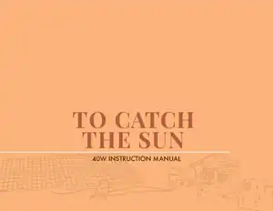 This guide provides instructions on how to create a 40 W solar power array with a 120 Wh energy capacity and the ability to supply power to both DC and AC loads. The total cost to build this system is around $200 USD (depending on sourcing) including the required tools.