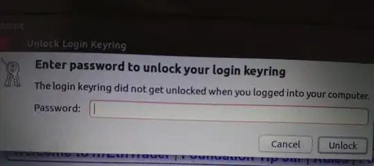 Unlock Login Keyring prompt