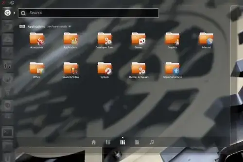 Screenshot of Unity Bliss Lens