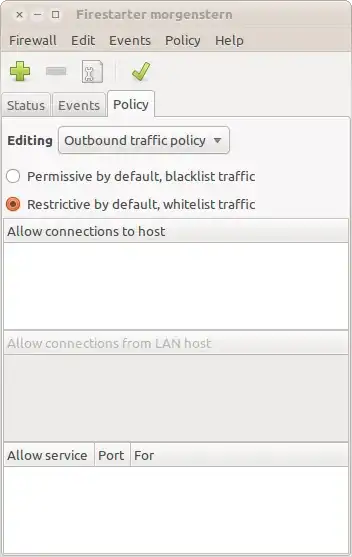 Firestarter policy editor