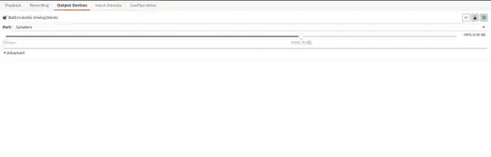 Output Devices in pavucontrol