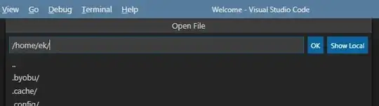 The menu that comes up with you press Ctrl+O to select an individual file on the remote system to open in the editor