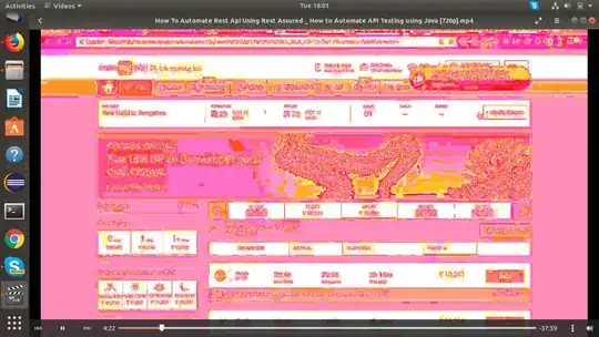 Screenshot of earlier how it displayed: