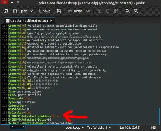 Disable Update Manager Popup
