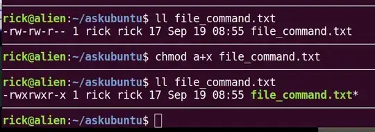 make script executable