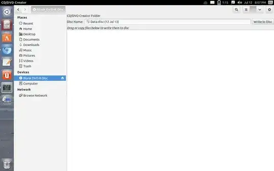 Blank CD/DVD drive image