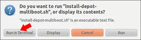 Select to Run Script in Terminal