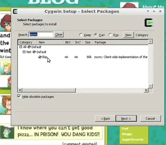 Velma Dinkley installs zsync in Cygwin while updating her blog in "Siren's Song."