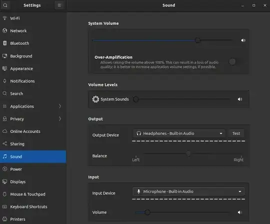 Only built-in mic is detected