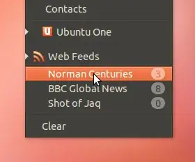 Messaging menu