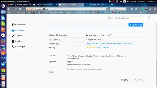the extension's settings page
