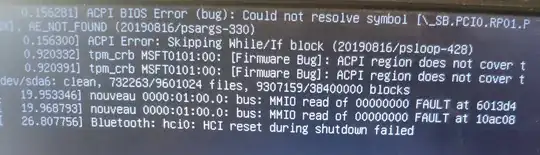 The image of the error is in this link
