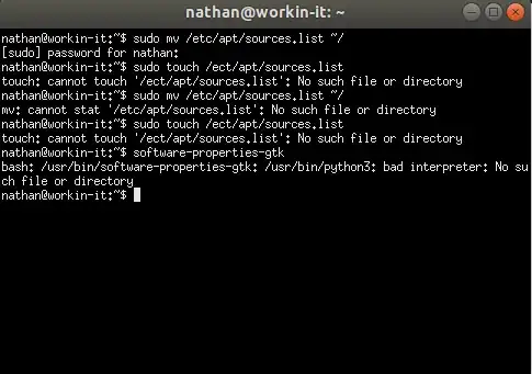 python3 no such file or directory