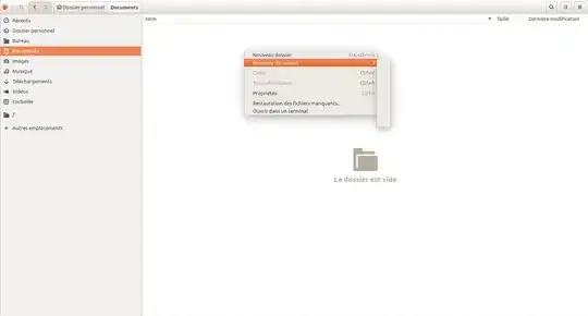 try to create new document