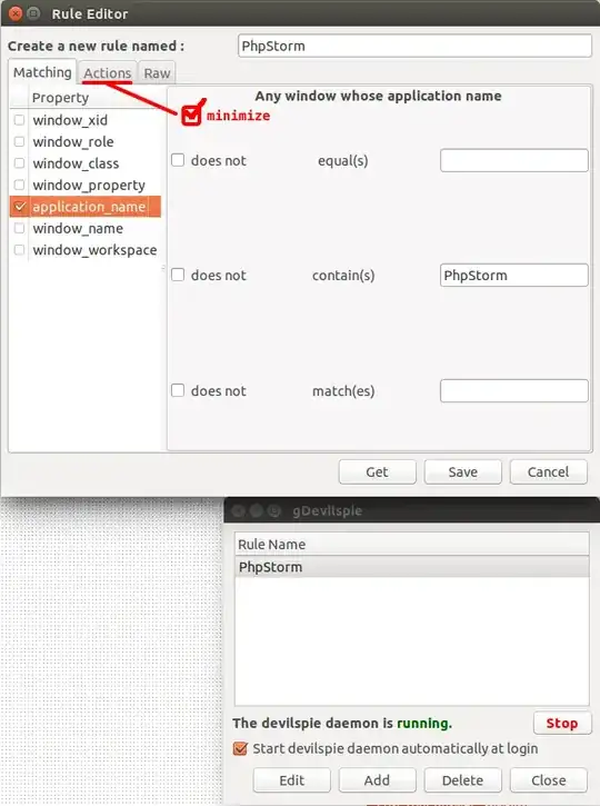 configuration screenshot