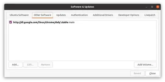 Software & Updates Control Panel