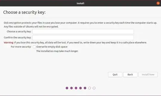 Security Key Setting