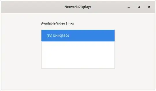 gnome network displays for samsung smart tv