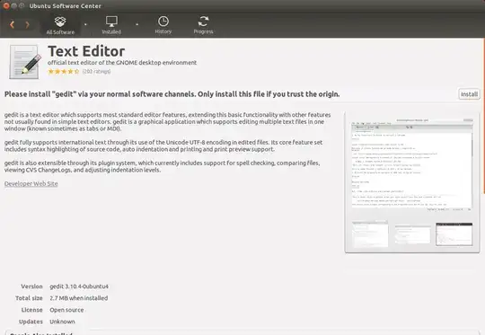 Installing with Software Center