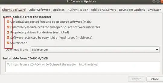 software & update > Ubuntu software tab