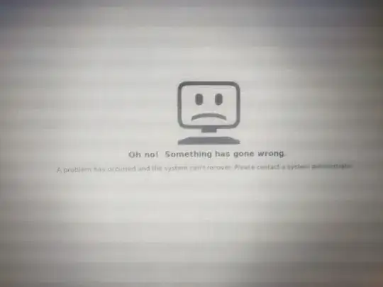 Oh no! Something has gone wrong