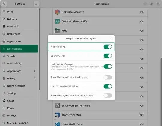 settings...notifications