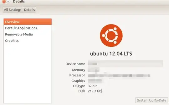 ubuntu version shown
