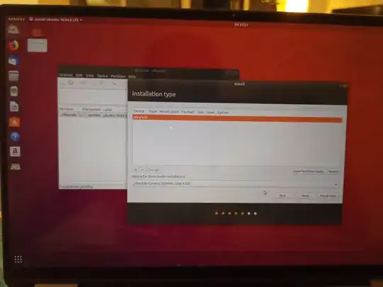 Ubuntu installation type
