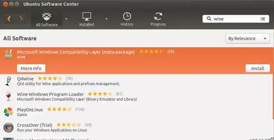 Software Center screenshot