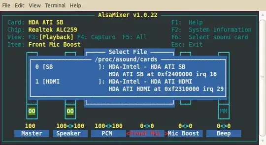 Audio card is a HDA ATI SB