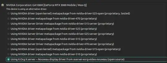available drivers to install