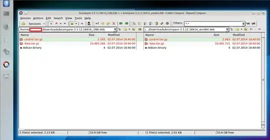 Beyond Compare interface