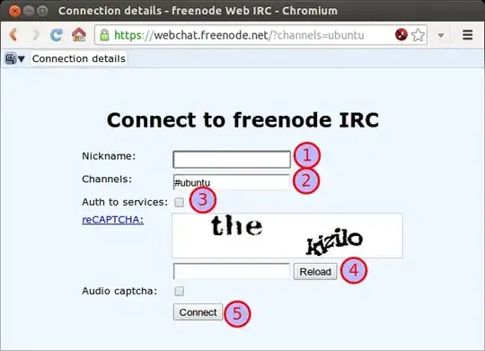 Screenshot of login screen