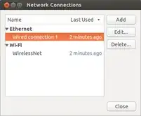 Network Connections Dialog