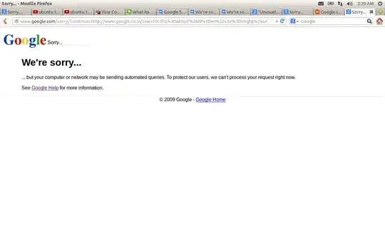 the offending error message
