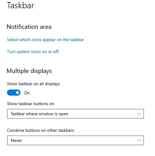 taskbar