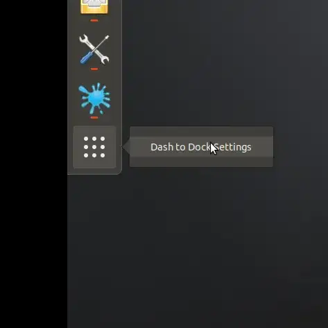 Open Dash To Dock Settings