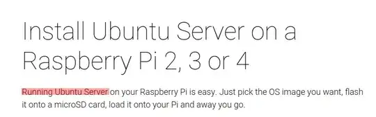 Ubuntu Server explicitly mentioned on the official Ubuntu RPi website