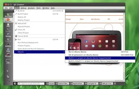 Building C++ Touch projects on the device