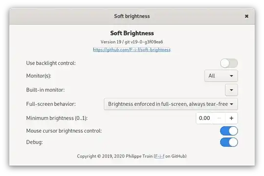 Soft brightness options