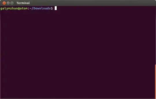 Screenshot of terminal
