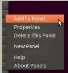 example of adding how to add to the panel
