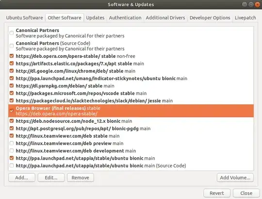 Screenshot of the solution