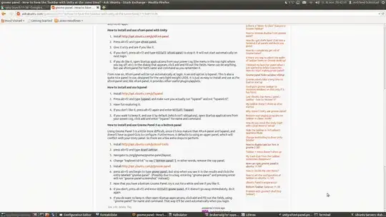 Unity with an xfce4-panel complete with taskbar, shortcuts and menu