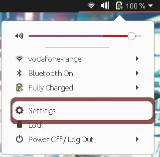 Top Bar & Settings Menu