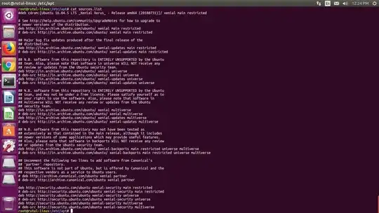 my sources.list file