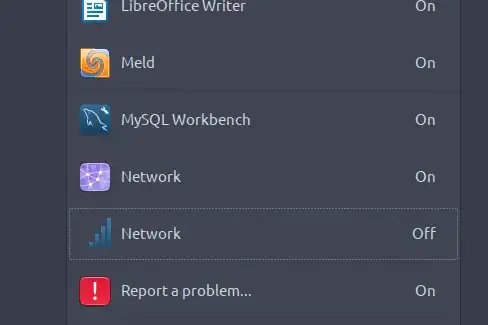 go to network section then