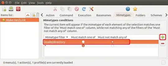 Define new action - Mimetypes