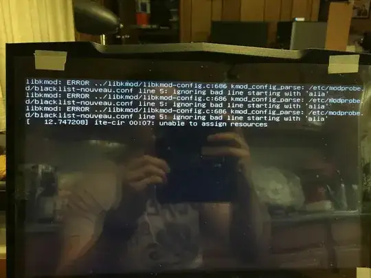 Phone picture of error